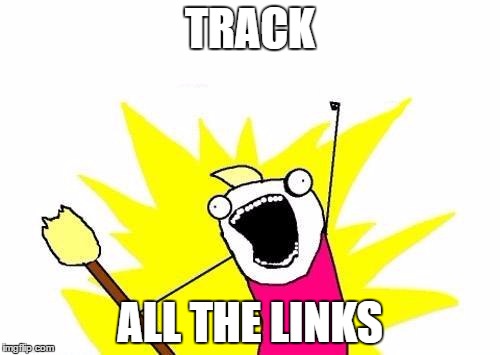 track all the links in google analytics